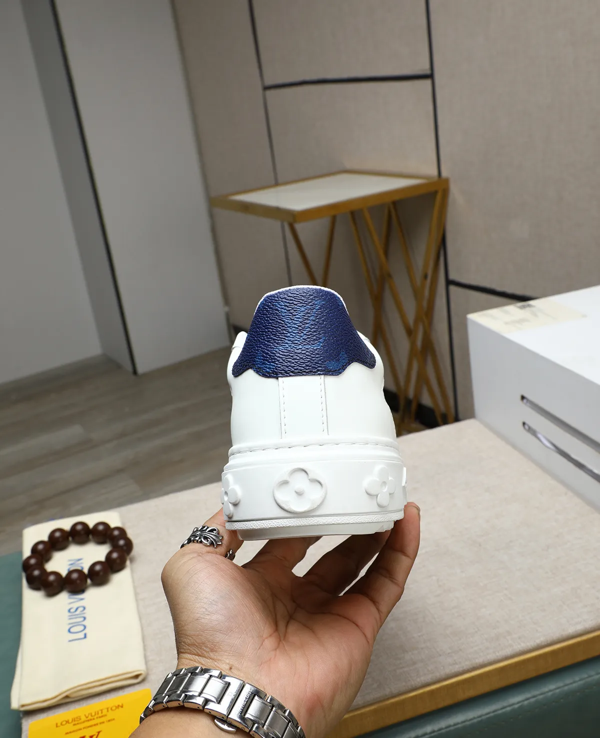 Men's men's shoes 💰540 📛📛(Niuli) high-end [LOUIS VUITTON] Louis Vuitton official website synchronized new products 👟Milan fashion catwalk style 🇰🇾🇰🇾LV family logo, celebrity style, a must-have for fashionistas ⚠️Top-layer calfskin ➕Cow leather lining ➕Mesh lining Official website original special outsole👞Number 38-44